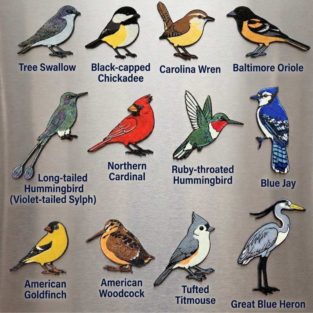 The BirdHaus Magnet Collection